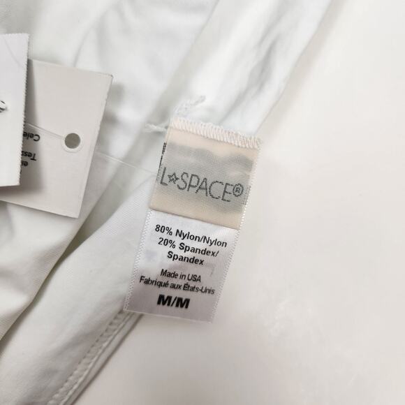 L*Space Kim Tube Top in White Size Medium NWT Strapless Ruched Sides - Picture 8 of 8